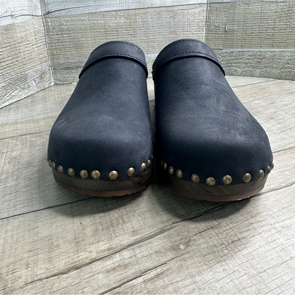 Sandgrens Athens studded clog mule Black Size‎ 41 10-10.5 Us - Picture 6 of 10